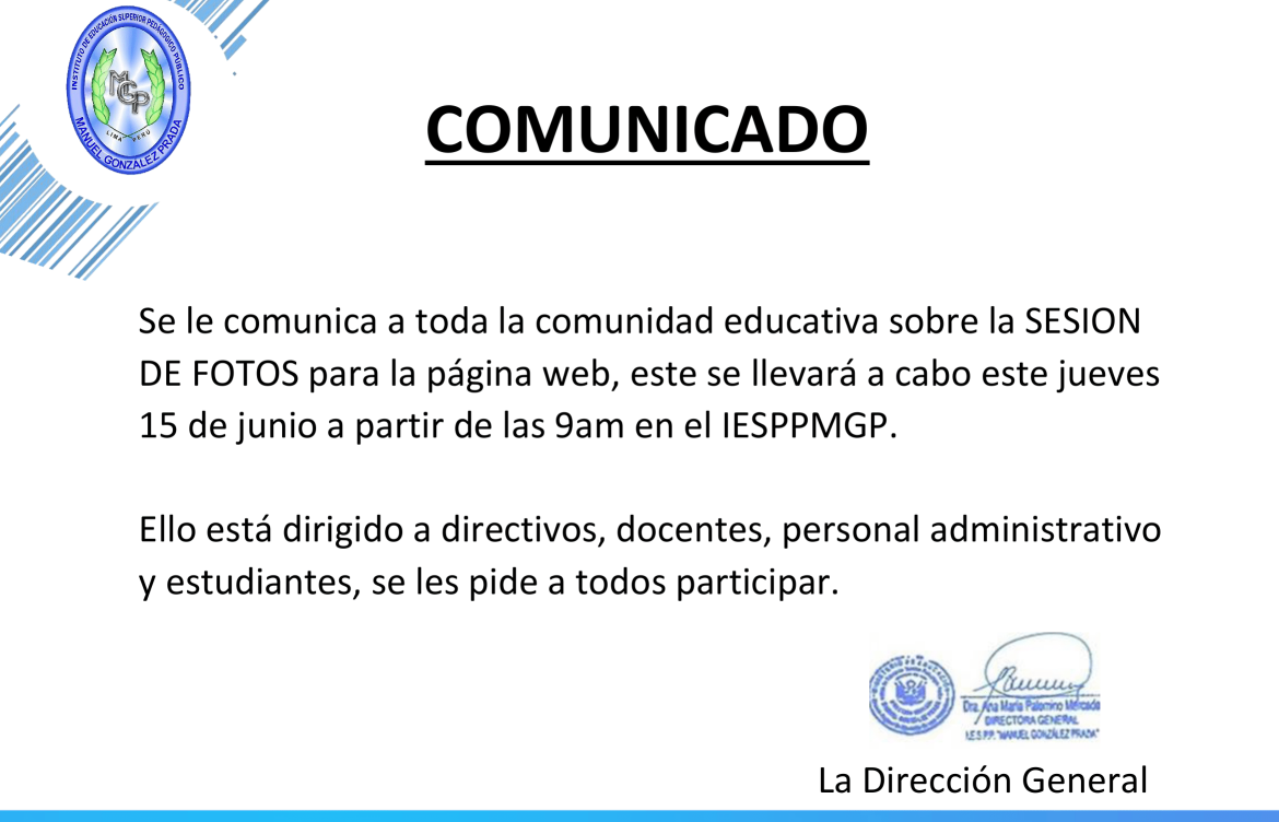 COMUNICADO