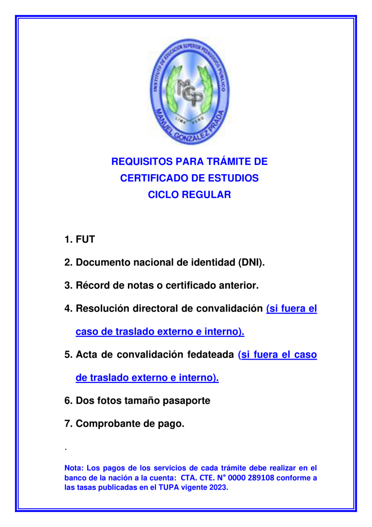 REQUISTOS DE TRAMITES VIRTUAL 2023 docx-01