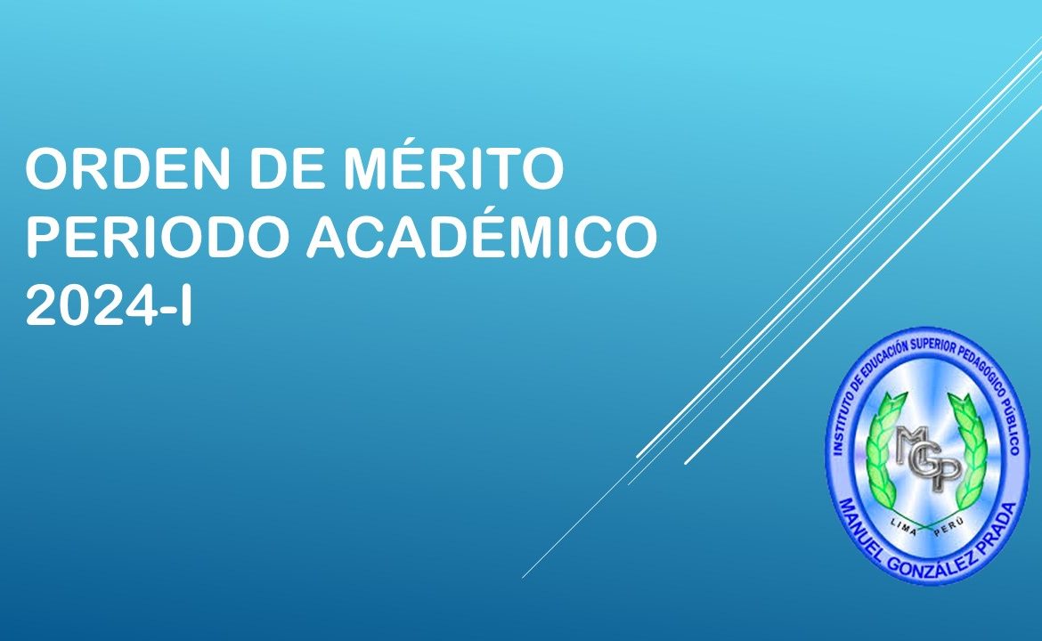 Orden de mérito periodo académico 2024-1