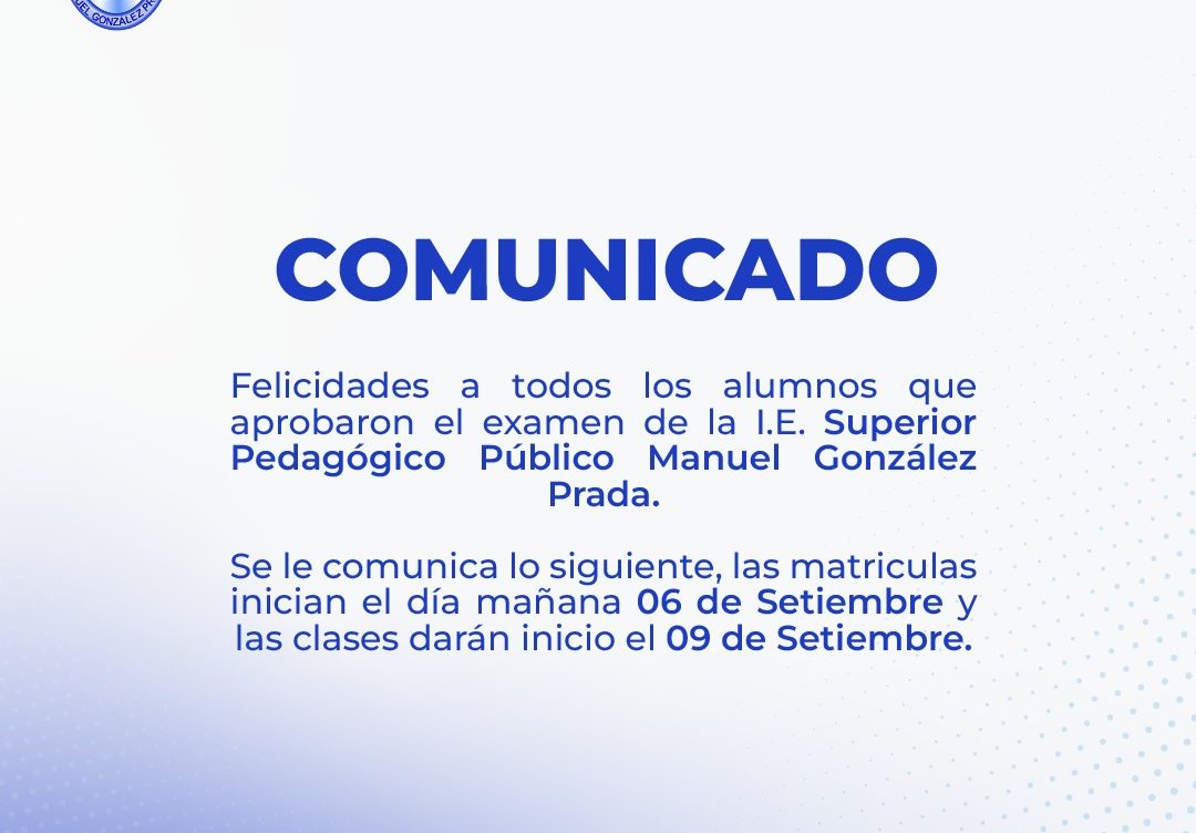 COMUNICADO